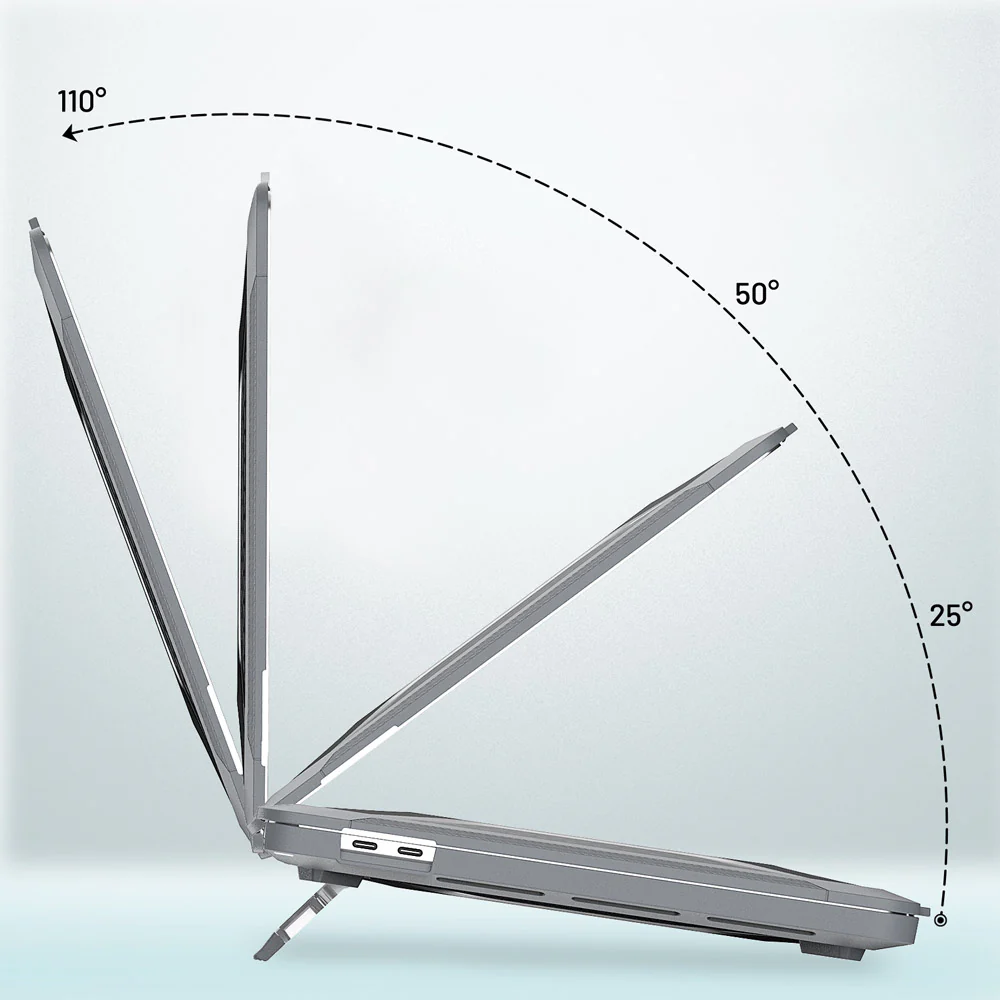HC-MB-P13V3 | MacBook Pro 13" 2018 / 2020 / 2022 (A1706 / A1708 / A1989 / A2159 / A2251 / A2289 / M1/M2 A2338) | Heavy Duty Slim Hard Shell Dual Layer Protective Cover - Image 4
