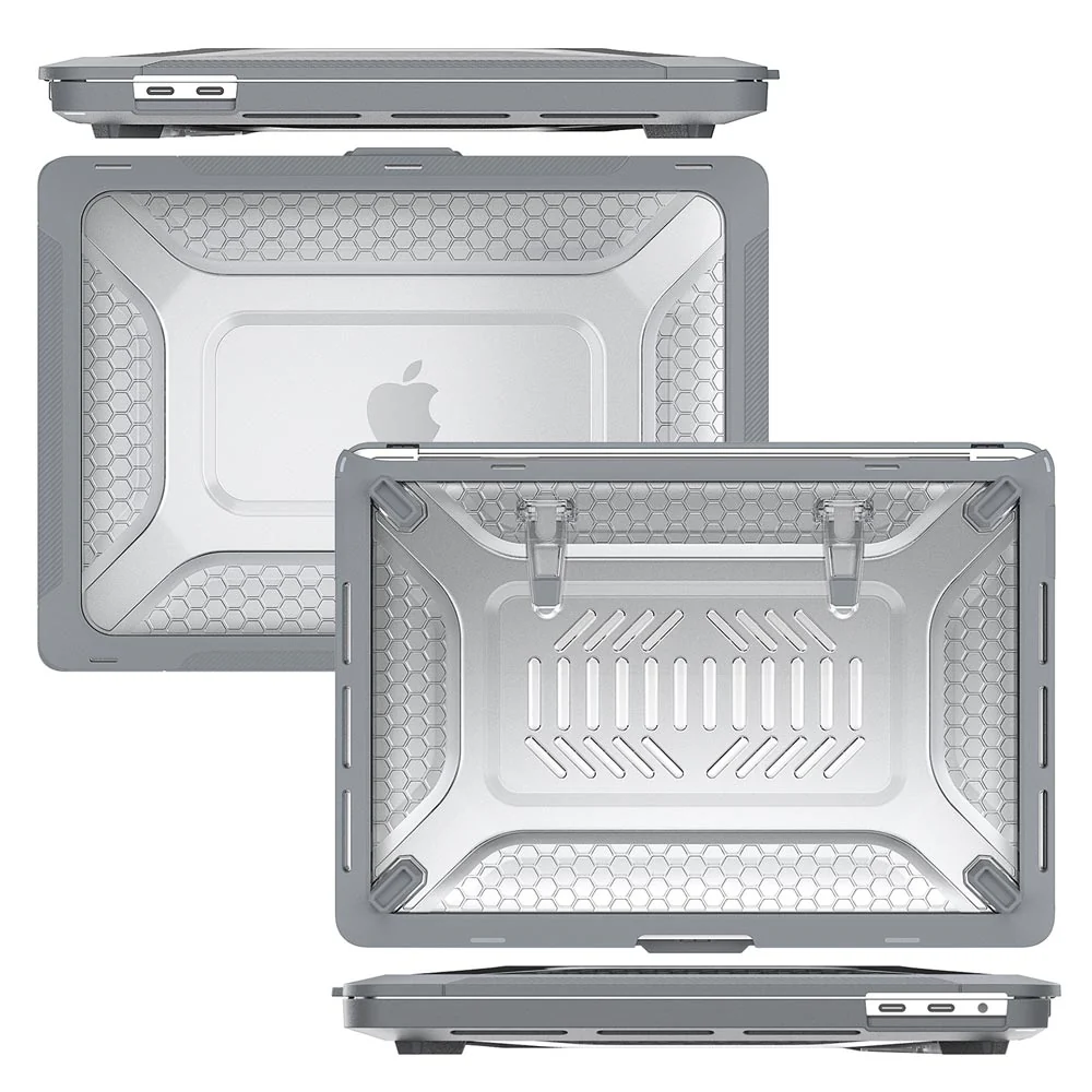 HC-MB-P13V3 | MacBook Pro 13" 2018 / 2020 / 2022 (A1706 / A1708 / A1989 / A2159 / A2251 / A2289 / M1/M2 A2338) | Heavy Duty Slim Hard Shell Dual Layer Protective Cover - Image 6