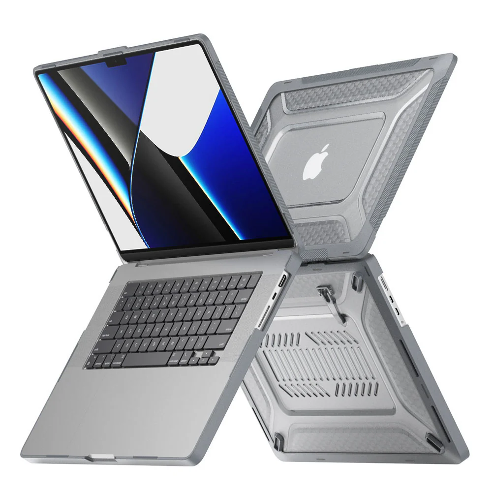 HC-MB-P14 | MacBook Pro 14" 2021 / 2023 / 2024 / 2025 / 2026 (M1 Pro/Max A2442 / M2 A2779 / M3 A2918 A2992 / M4 A3112 A3185 A3401 / M5 A3434 / M5 Pro A3426 / M5 Max A3427) | Heavy Duty Slim Hard Shell Dual Layer Protective Cover