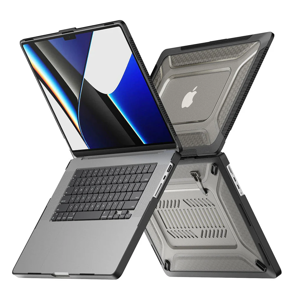HC-MB-P14 | MacBook Pro 14" 2021 / 2023 / 2024 / 2025 / 2026 (M1 Pro/Max A2442 / M2 A2779 / M3 A2918 A2992 / M4 A3112 A3185 A3401 / M5 A3434 / M5 Pro A3426 / M5 Max A3427) | Heavy Duty Slim Hard Shell Dual Layer Protective Cover - Image 10