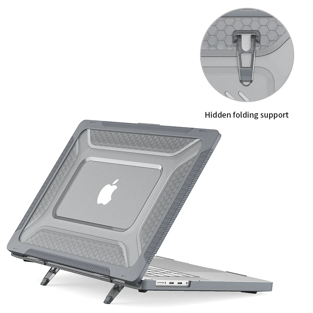 HC-MB-P14 | MacBook Pro 14" 2021 / 2023 / 2024 / 2025 / 2026 (M1 Pro/Max A2442 / M2 A2779 / M3 A2918 A2992 / M4 A3112 A3185 A3401 / M5 A3434 / M5 Pro A3426 / M5 Max A3427) | Heavy Duty Slim Hard Shell Dual Layer Protective Cover - Image 3