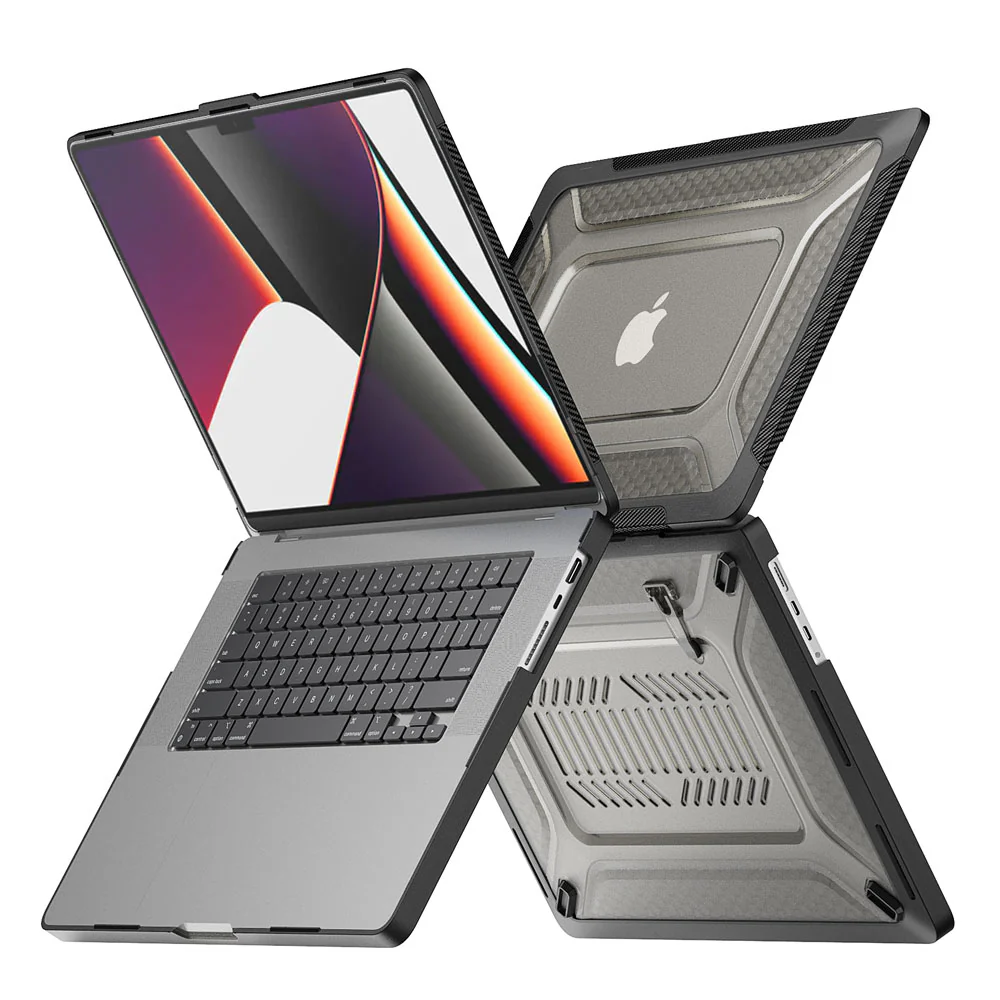 HC-MB-P16V2 | MacBook Pro 16" 2021 / 2023 / 2024 / 2026 (M1 Pro/Max A2485 / M2 A2780 / M3 A2991 / M4 A3186 A3403 / M5 Pro A3428 / M5 Max A3429) | Heavy Duty Slim Hard Shell Dual Layer Protective Cover - Image 10