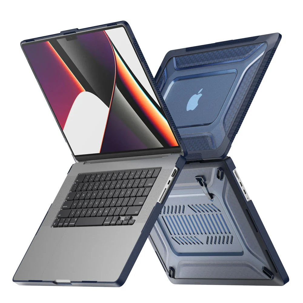 HC-MB-P16V2 | MacBook Pro 16" 2021 / 2023 / 2024 / 2026 (M1 Pro/Max A2485 / M2 A2780 / M3 A2991 / M4 A3186 A3403 / M5 Pro A3428 / M5 Max A3429) | Heavy Duty Slim Hard Shell Dual Layer Protective Cover - Image 11