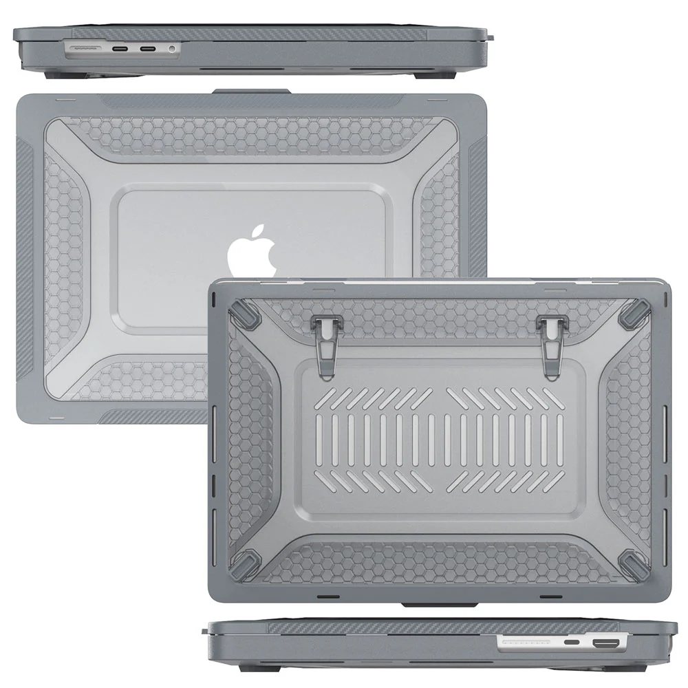 HC-MB-P16V2 | MacBook Pro 16" 2021 / 2023 / 2024 / 2026 (M1 Pro/Max A2485 / M2 A2780 / M3 A2991 / M4 A3186 A3403 / M5 Pro A3428 / M5 Max A3429) | Heavy Duty Slim Hard Shell Dual Layer Protective Cover - Image 6