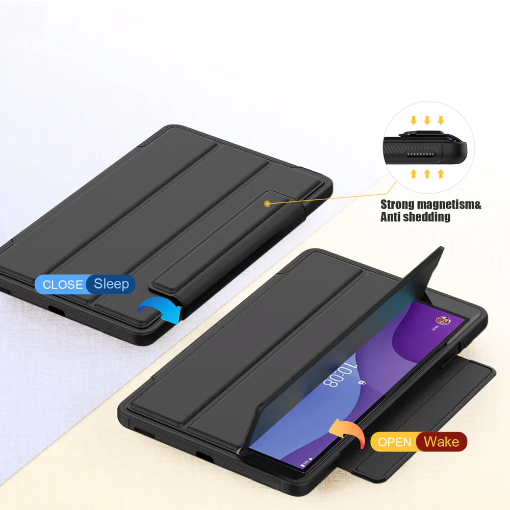 HCV-LN-M10HD2 | Lenovo Tab M10 HD (2nd Gen) TB-X306F | Shockproof Full Protection Magnetic Smart Cover - Image 4