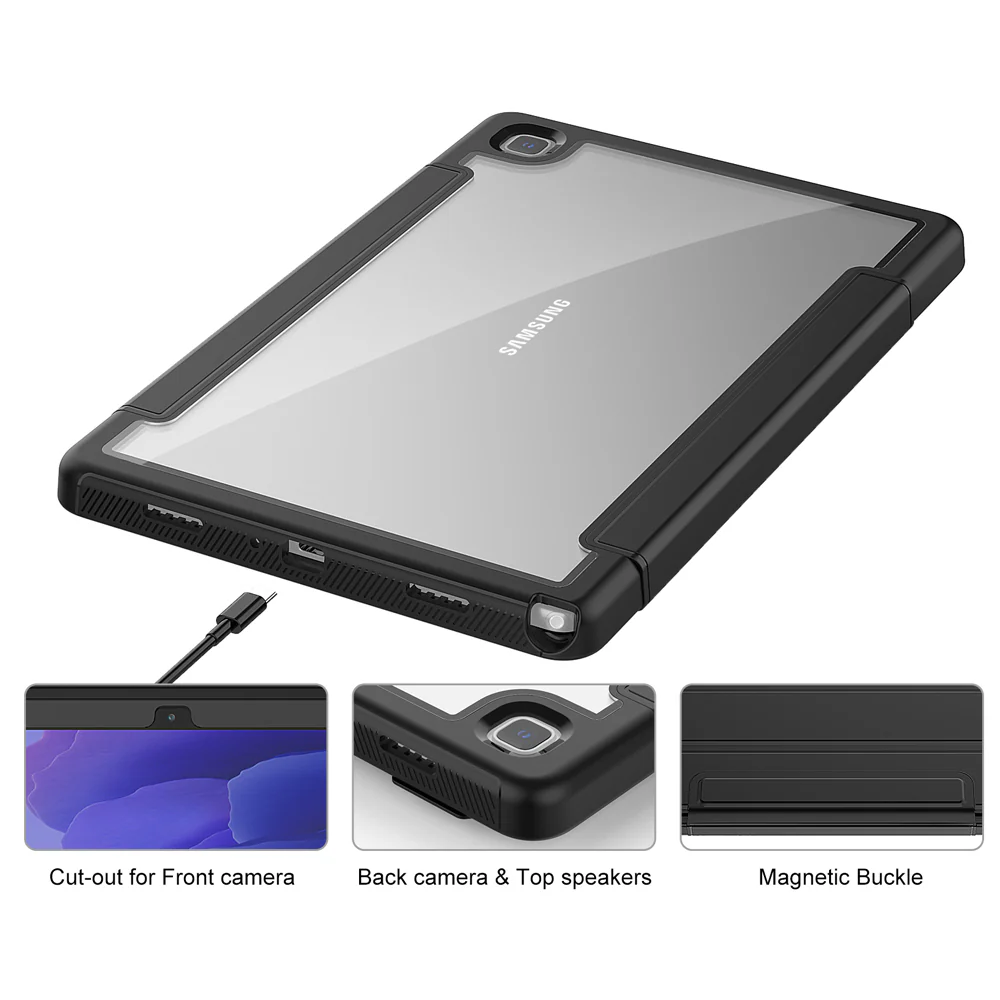 HCV-SS-T500 | Samsung Galaxy Tab A7 10.4 SM-T500 / T505 / T507 | Shockproof Full Protection Magnetic Smart Cover - Image 4