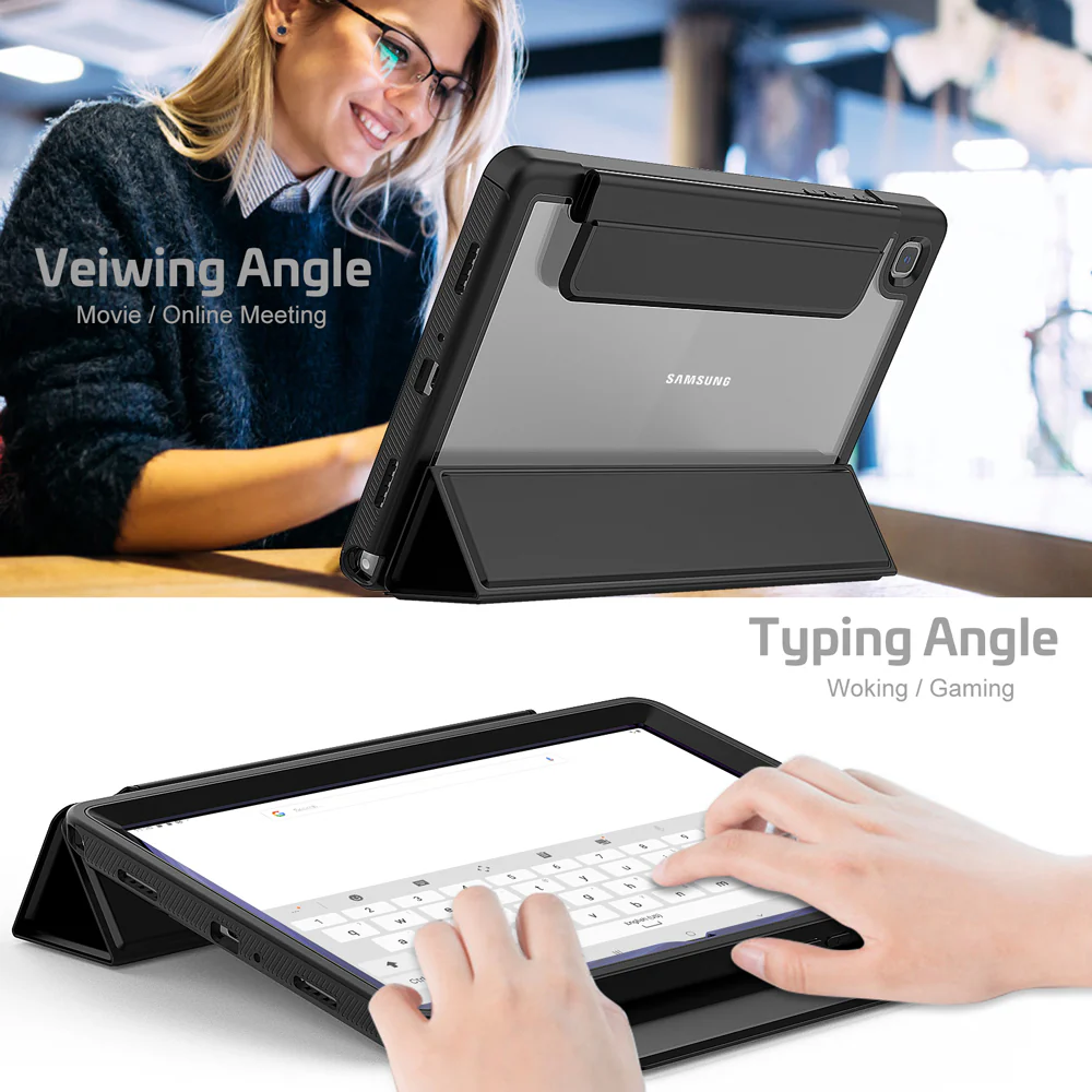 HCV-SS-T500 | Samsung Galaxy Tab A7 10.4 SM-T500 / T505 / T507 | Shockproof Full Protection Magnetic Smart Cover - Image 5