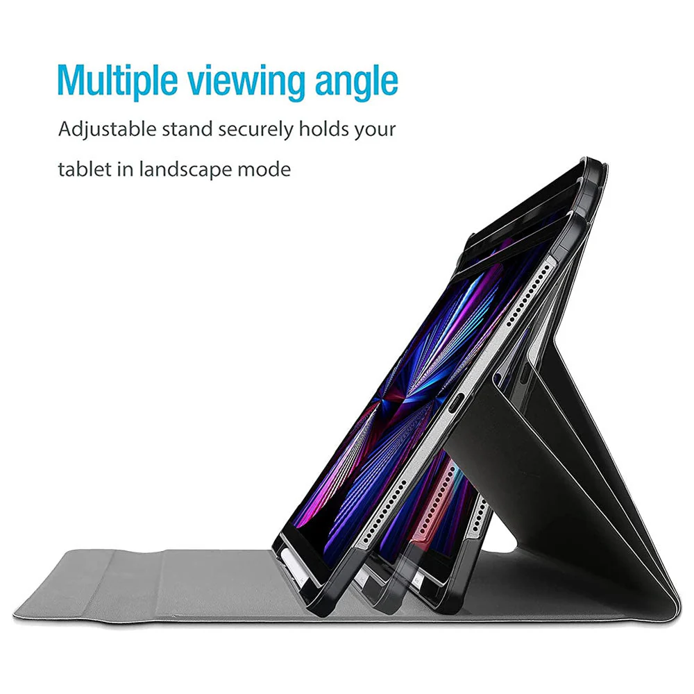 HKV-iPad-A5 | iPad Air 11 (M2) / (M3) / (M4) | Detachable Keyboard Case with PU leather Folio Cover - Image 3