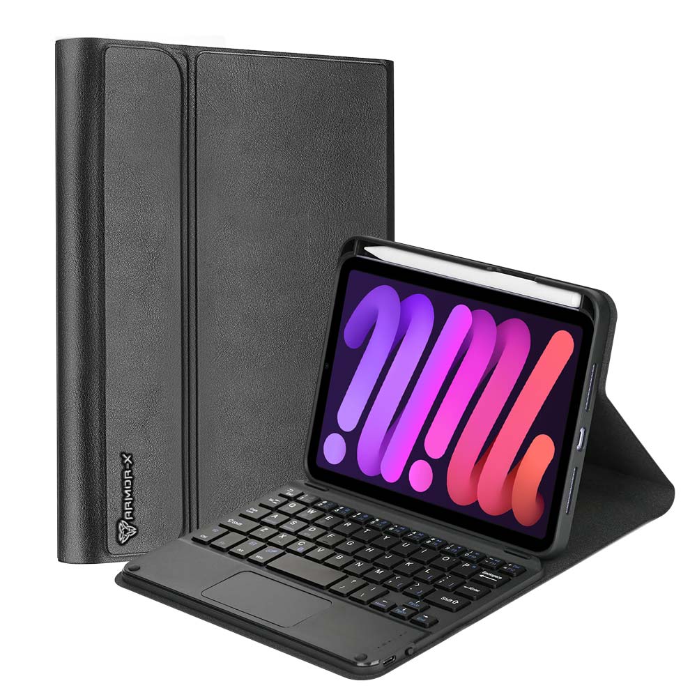 HKV-iPad-M6 | iPad mini 6 | Detachable Keyboard Case with PU leather Folio Cover - Image 7