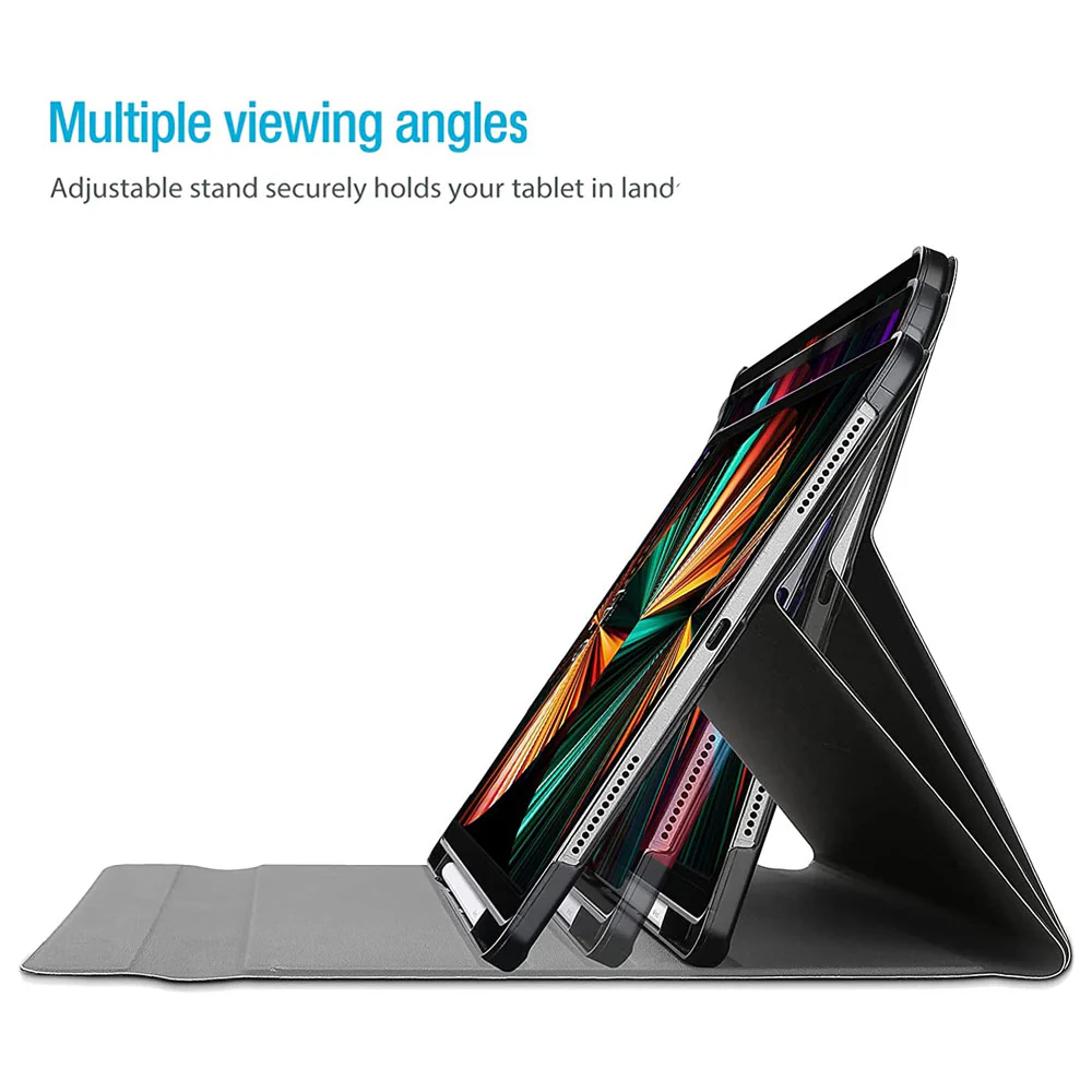 HKV-iPad-PR10 | iPad Pro 13 (M4) / (M5) | Detachable Keyboard Case with PU leather Folio Cover - Image 3
