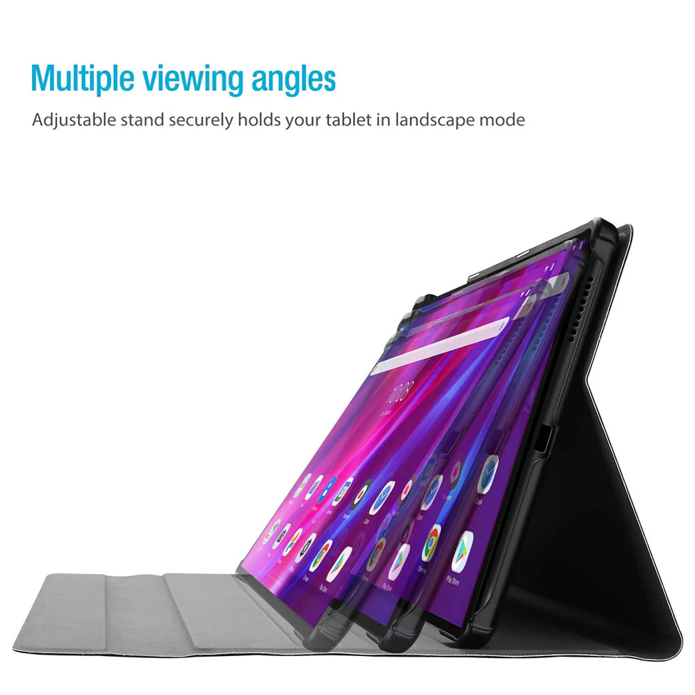 HKV-LN-K10 | Lenovo Tab K10 ( TB-X6C6F/X/L TB-X6C6NBF/X/L ) | Detachable Keyboard Case with PU leather Folio Cover - Image 3