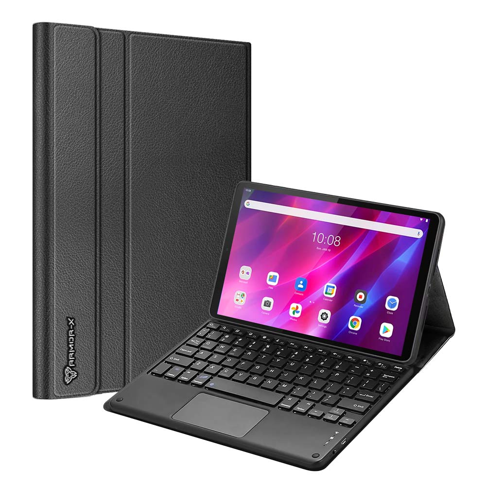 HKV-LN-K10 | Lenovo Tab K10 ( TB-X6C6F/X/L TB-X6C6NBF/X/L ) | Detachable Keyboard Case with PU leather Folio Cover - Image 7