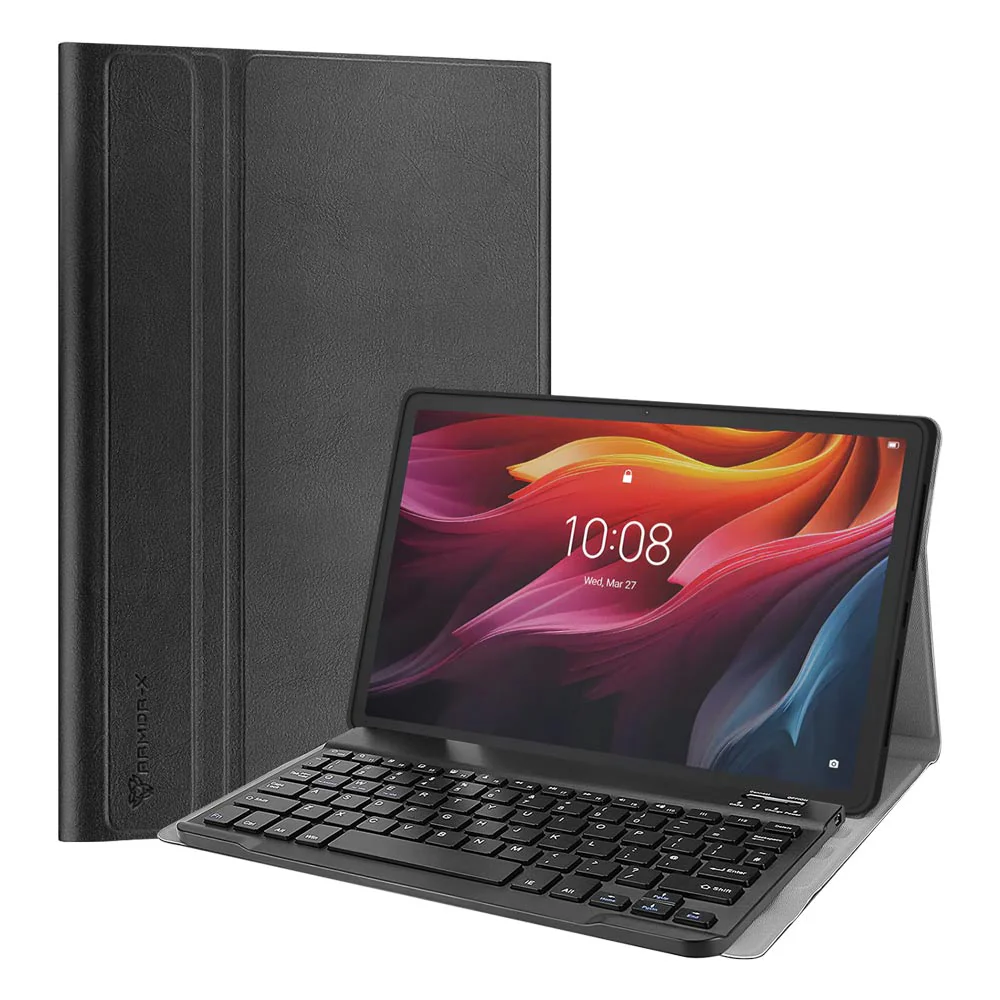 HKV-LN-K11PL | Lenovo Tab K11 Plus TB352 | Detachable Keyboard Case with PU leather Folio Cover