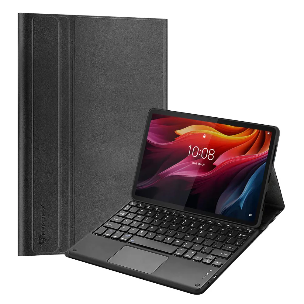 HKV-LN-K11PL | Lenovo Tab K11 Plus TB352 | Detachable Keyboard Case with PU leather Folio Cover - Image 7