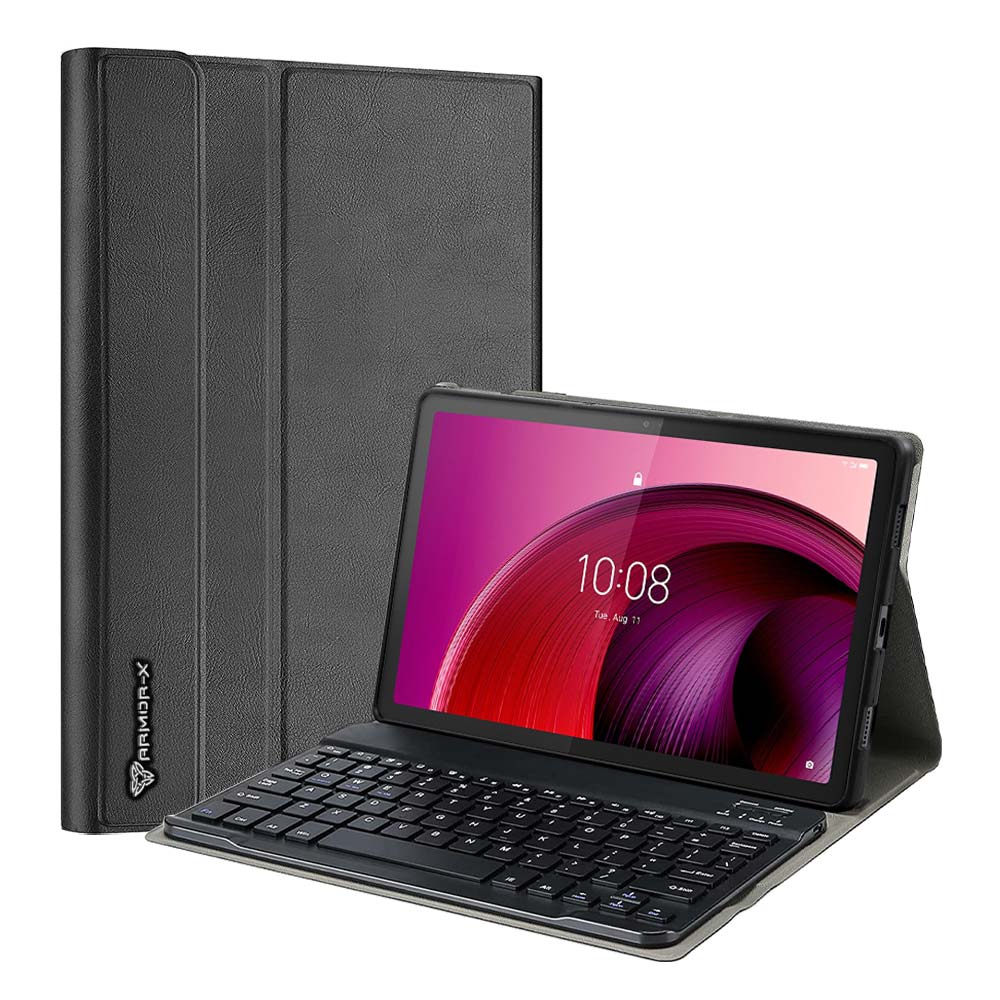 HKV-LN-M105G | Lenovo Tab M10 5G TB360 | Detachable Keyboard Case with PU leather Folio Cover