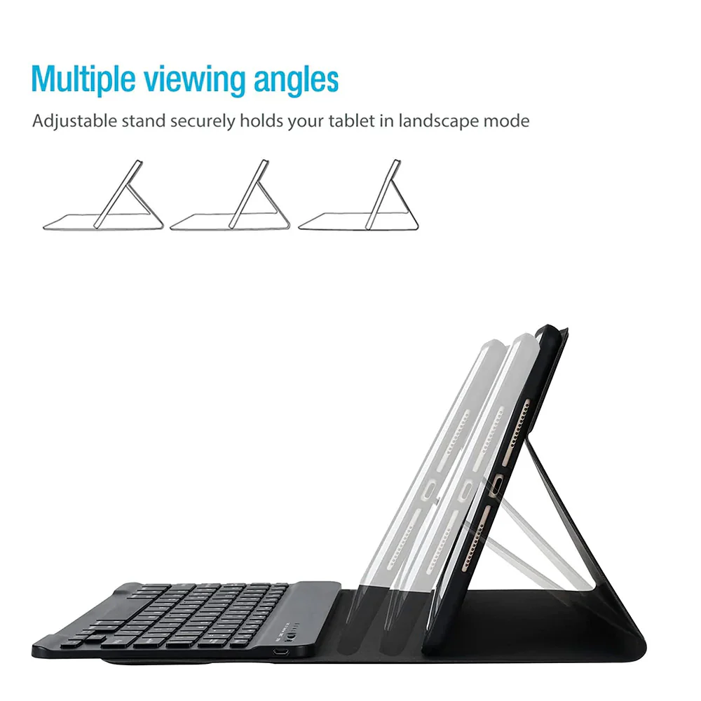 HKV-LN-M11 | Lenovo Tab M11 / K11 TB330 | Detachable Keyboard Case with PU leather Folio Cover - Image 3