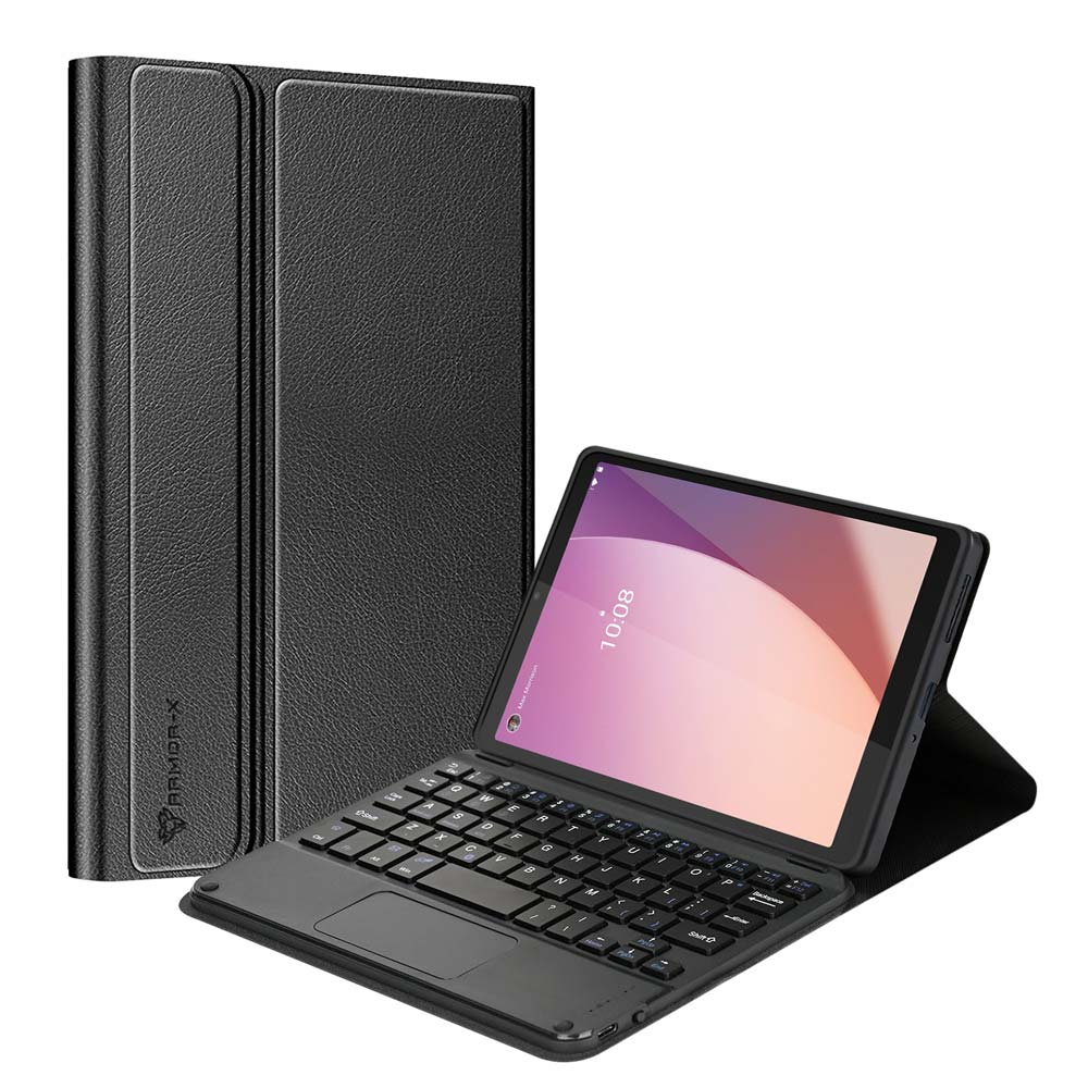 HKV-LN-M8G4 | Lenovo Tab M8 (4th Gen) 2024 TB301 / TB300 | Detachable Keyboard Case with PU leather Folio Cover - Image 7