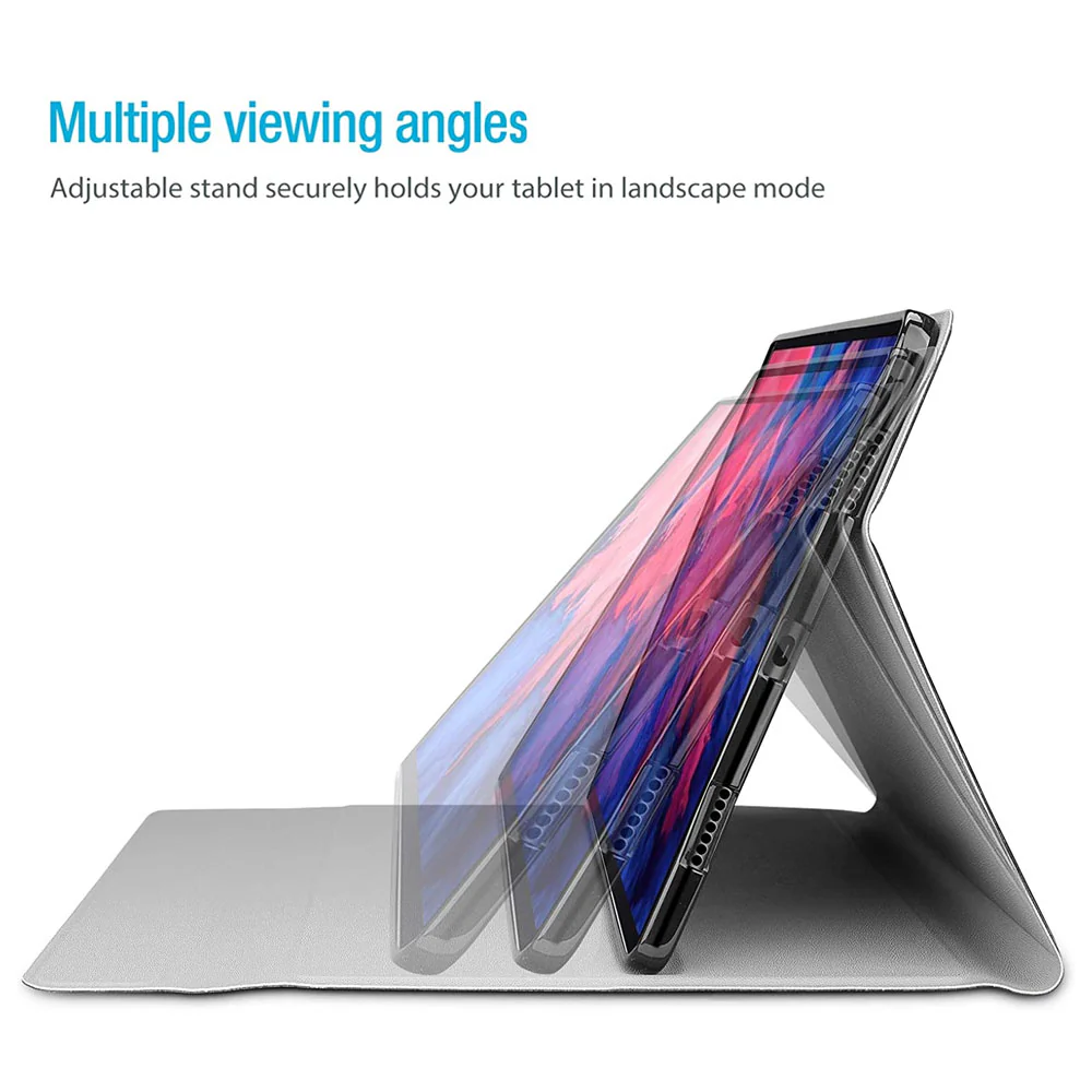 HKV-LN-P11 | Lenovo Tab P11 TB-J606 / P11 Plus TB-J616 | Detachable Keyboard Case with PU leather Folio Cover - Image 3