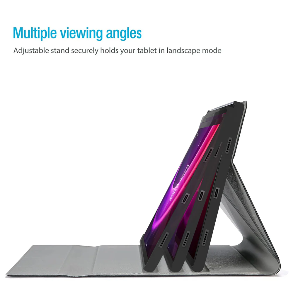 HKV-LN-P11G2 | Lenovo Tab P11 Gen 2 TB350 | Detachable Keyboard Case with PU leather Folio Cover - Image 3