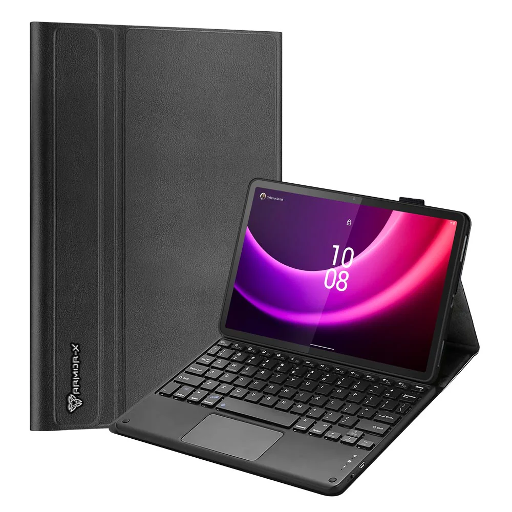 HKV-LN-P11G2 | Lenovo Tab P11 Gen 2 TB350 | Detachable Keyboard Case with PU leather Folio Cover - Image 8