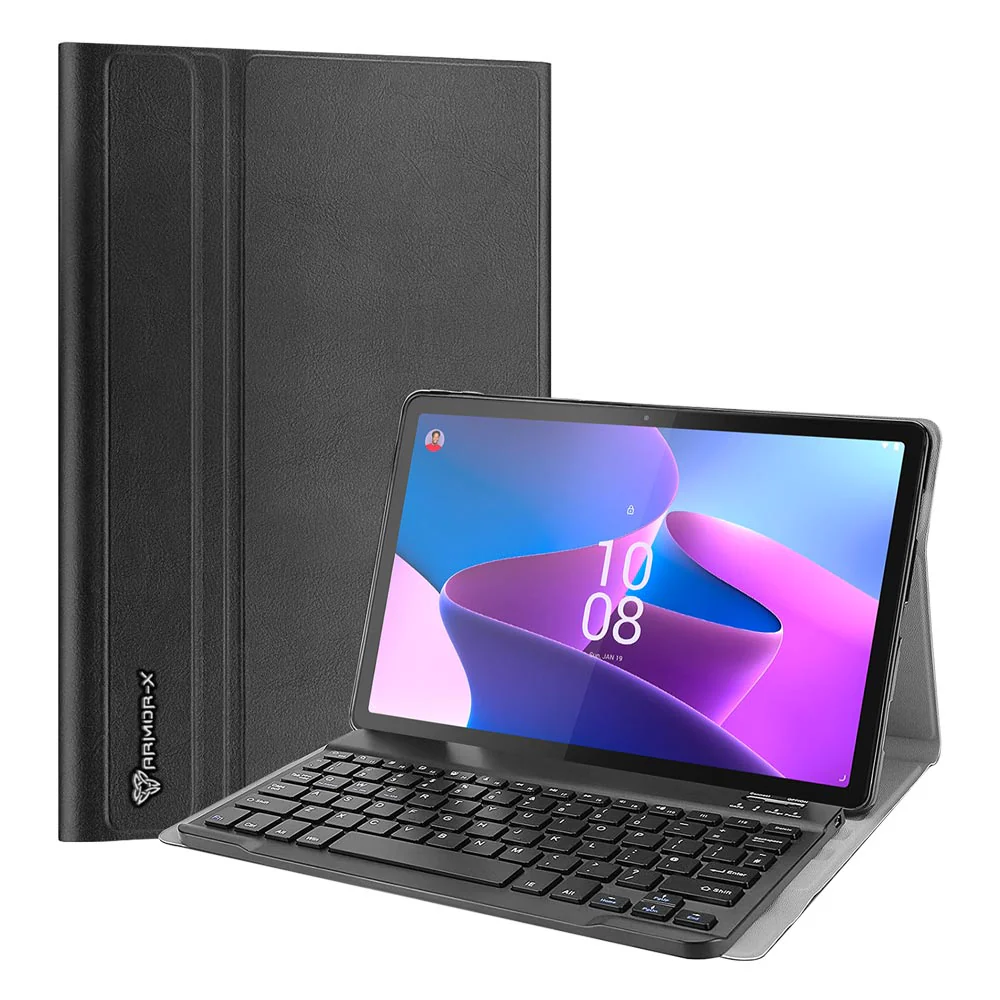 HKV-LN-P11PR2 | Lenovo Tab P11 Pro Gen 2 TB132FU | Detachable Keyboard Case with PU leather Folio Cover