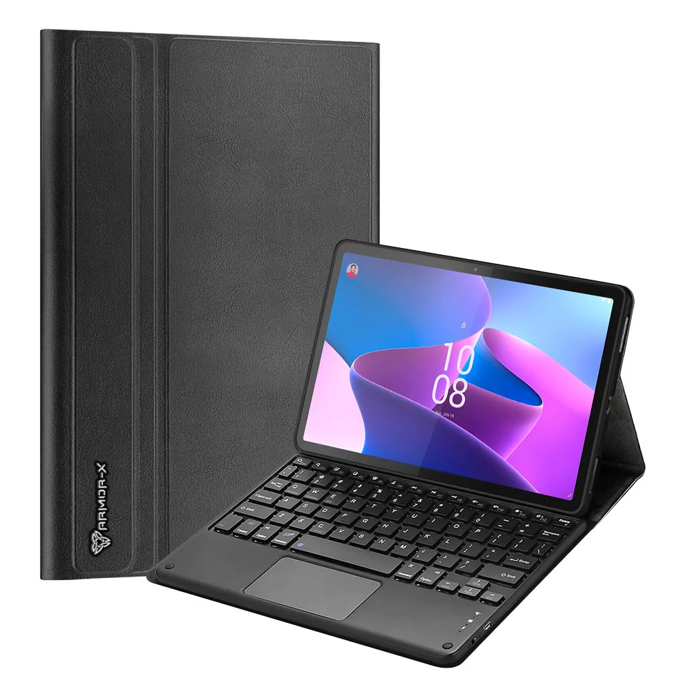 HKV-LN-P11PR2 | Lenovo Tab P11 Pro Gen 2 TB132FU | Detachable Keyboard Case with PU leather Folio Cover - Image 8
