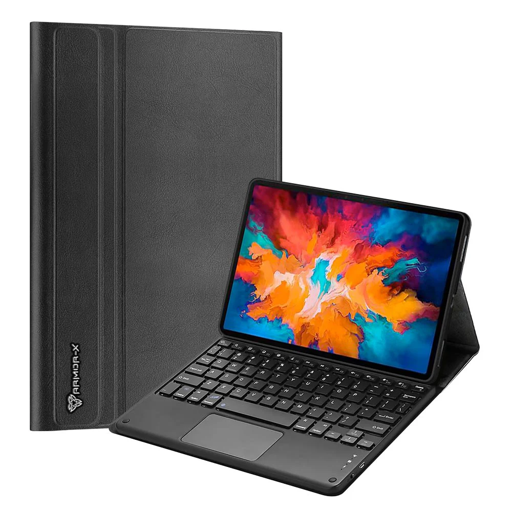 HKV-LN-P11PRO | Lenovo Tab P11 Pro TB-J706 | Detachable Keyboard Case with PU leather Folio Cover - Image 7