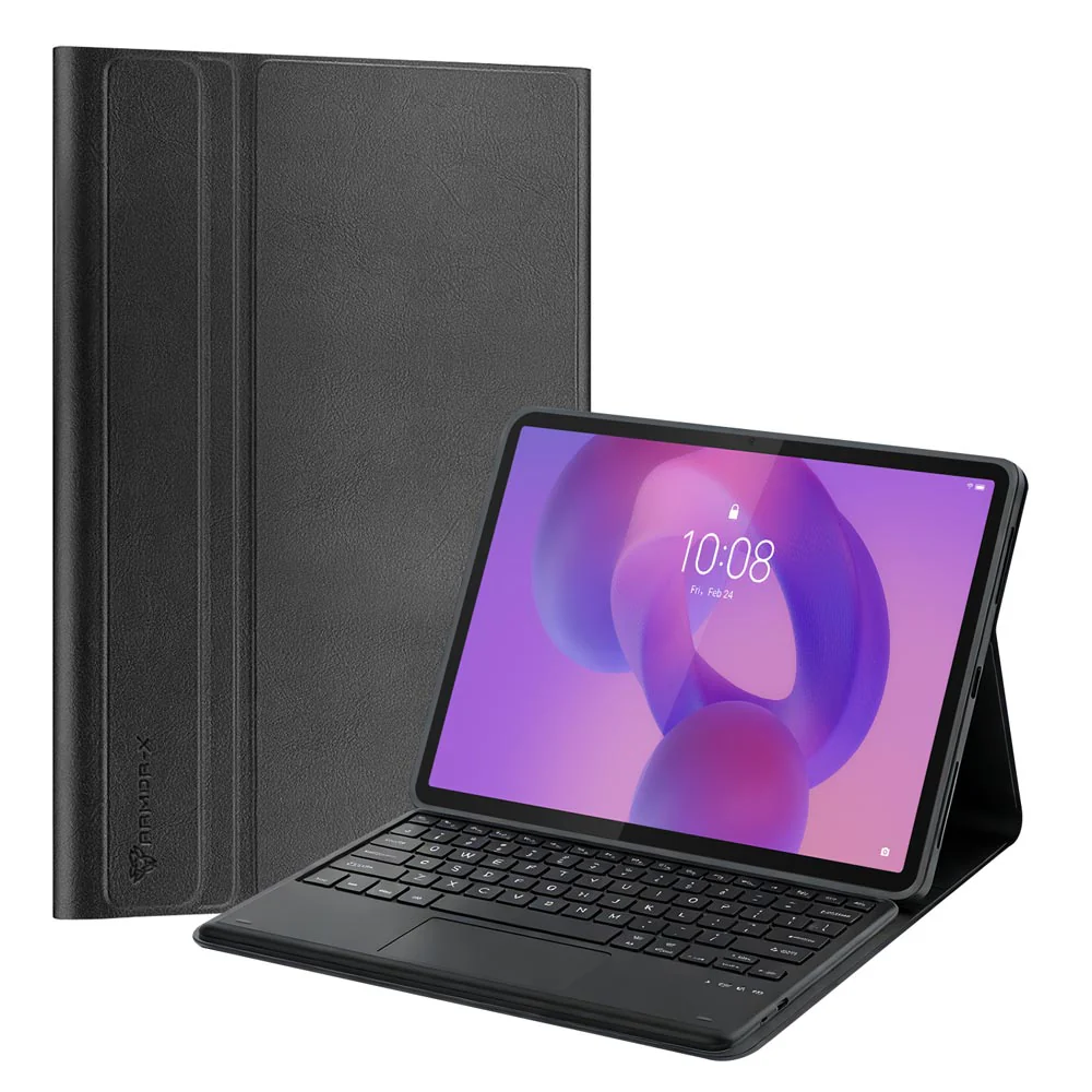 HKV-LN-TB373 | Lenovo Idea Tab Pro TB373 | Detachable Keyboard Case with PU leather Folio Cover - Image 7