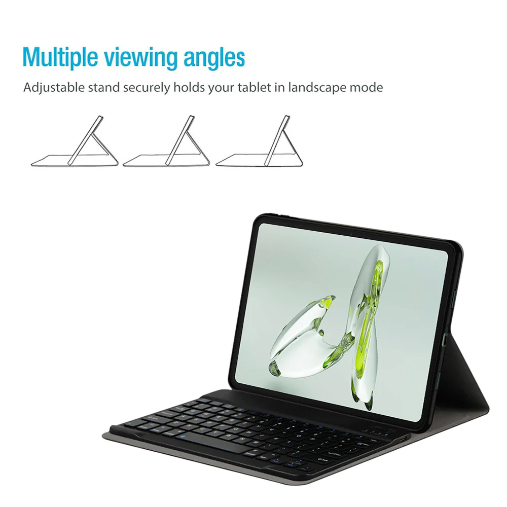 HKV-PL-GO1 | OnePlus Pad Go | Detachable Keyboard Case with PU leather Folio Cover - Image 3
