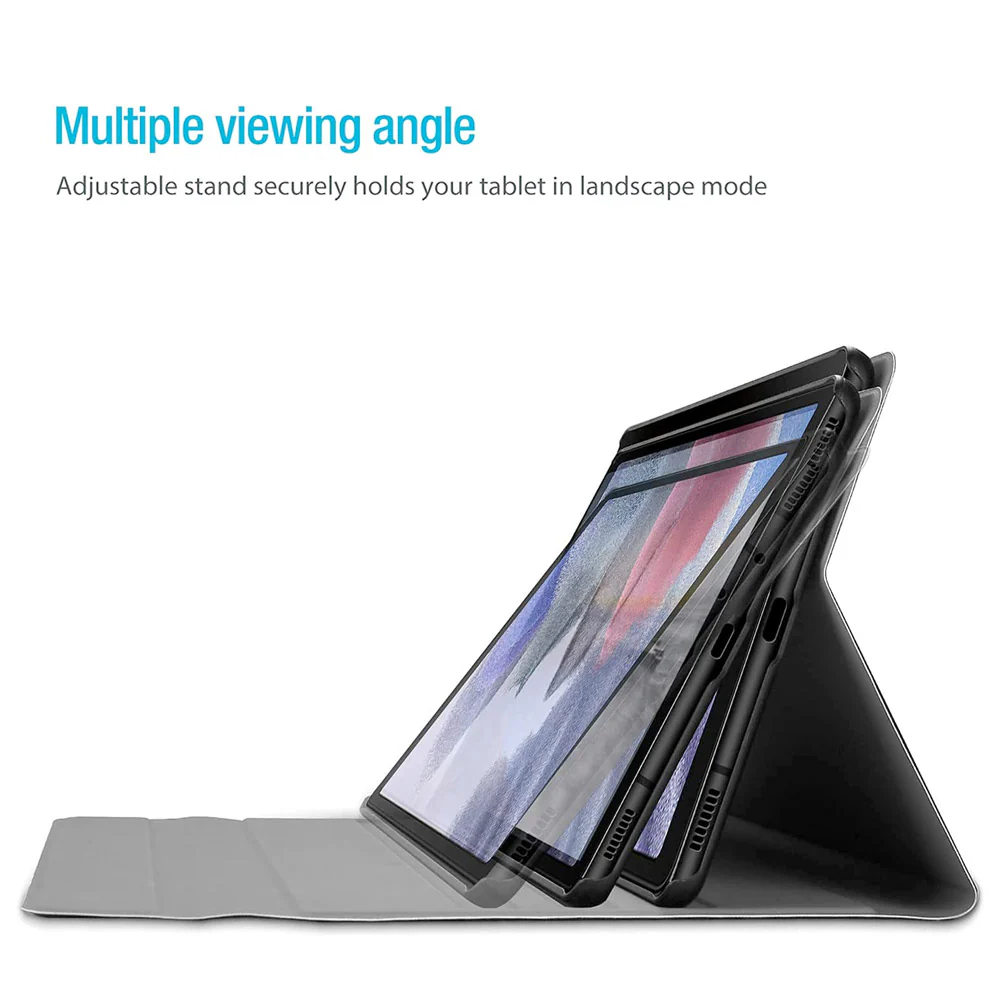 HKV-SS-T225 | Samsung Galaxy Tab A7 Lite SM-T225 / SM-T220 / SM-T225N / SM-T227U | Detachable Keyboard Case with PU leather Folio Cover - Image 3
