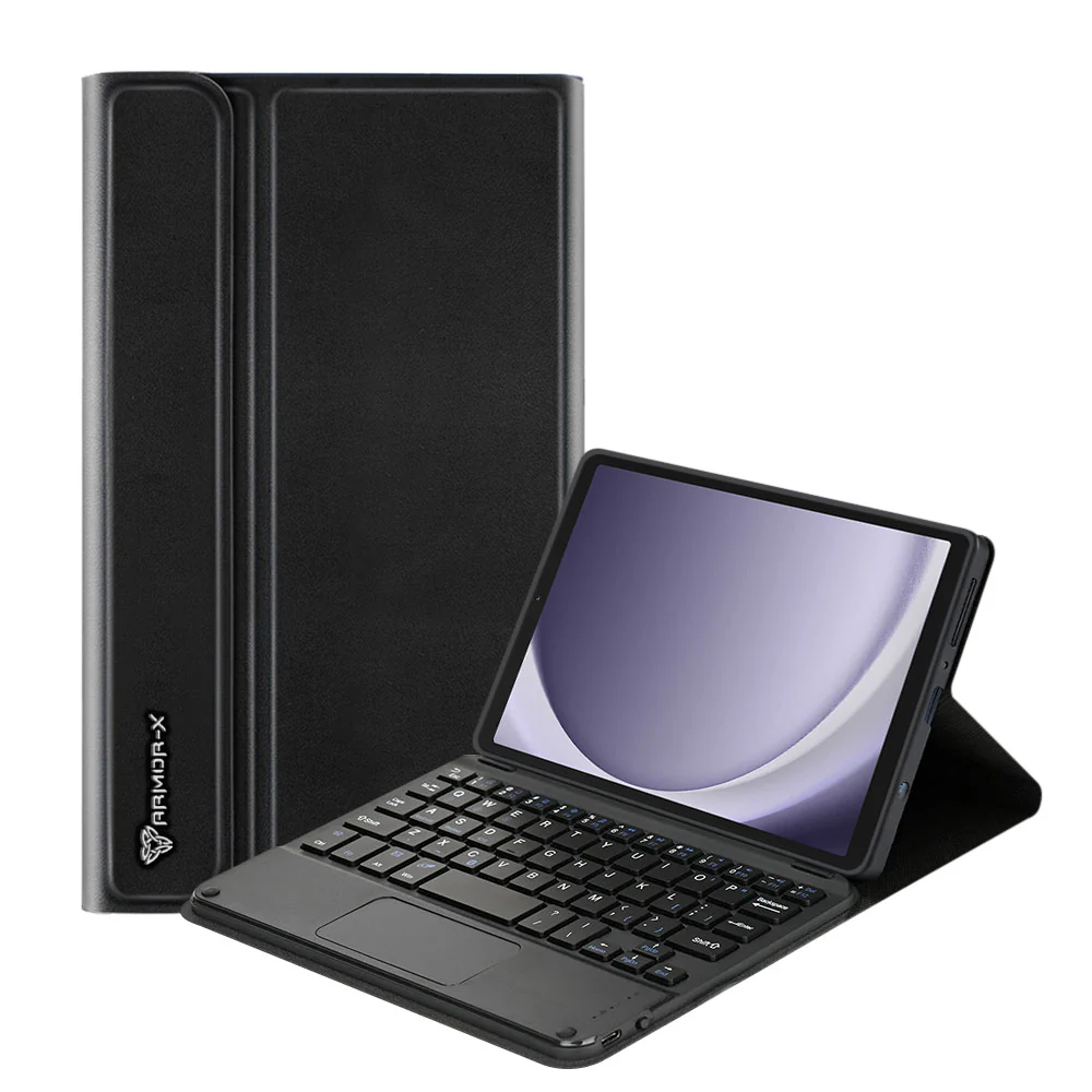 HKV-SS-X110 | Samsung Galaxy Tab A9 ( 8.7" ) SM-X110 / SM-X115 | Detachable Keyboard Case with PU leather Folio Cover - Image 6