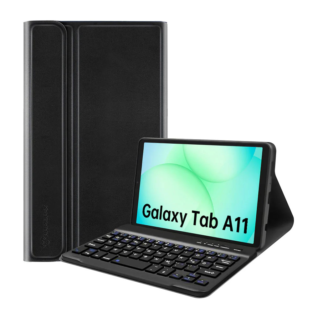 HKV-SS-X135 | Samsung Galaxy Tab A11 ( 8.7" ) SM-X133 / SM-X135 | Detachable Keyboard Case with PU leather Folio Cover