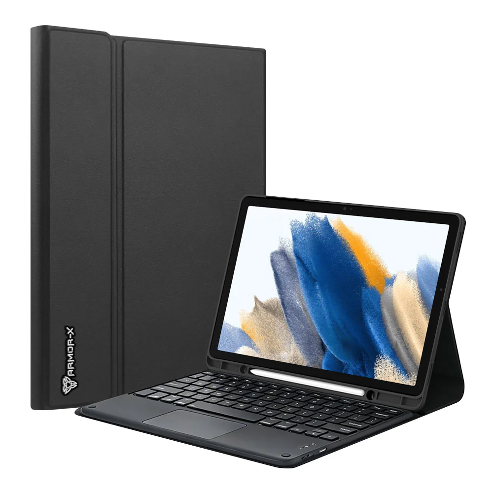 HKV-SS-X205 | Samsung Galaxy Tab A8 SM-X200 / X205 | Detachable Keyboard Case with PU leather Folio Cover - Image 8