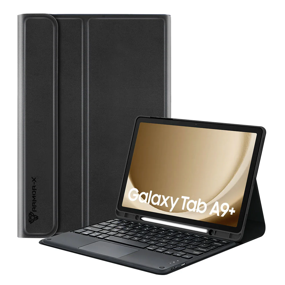 HKV-SS-X210 | Samsung Galaxy Tab A9+ A9 Plus ( 11" ) SM-X210 / SM-X215 / SM-X216 | Detachable Keyboard Case with PU leather Folio Cover - Image 7