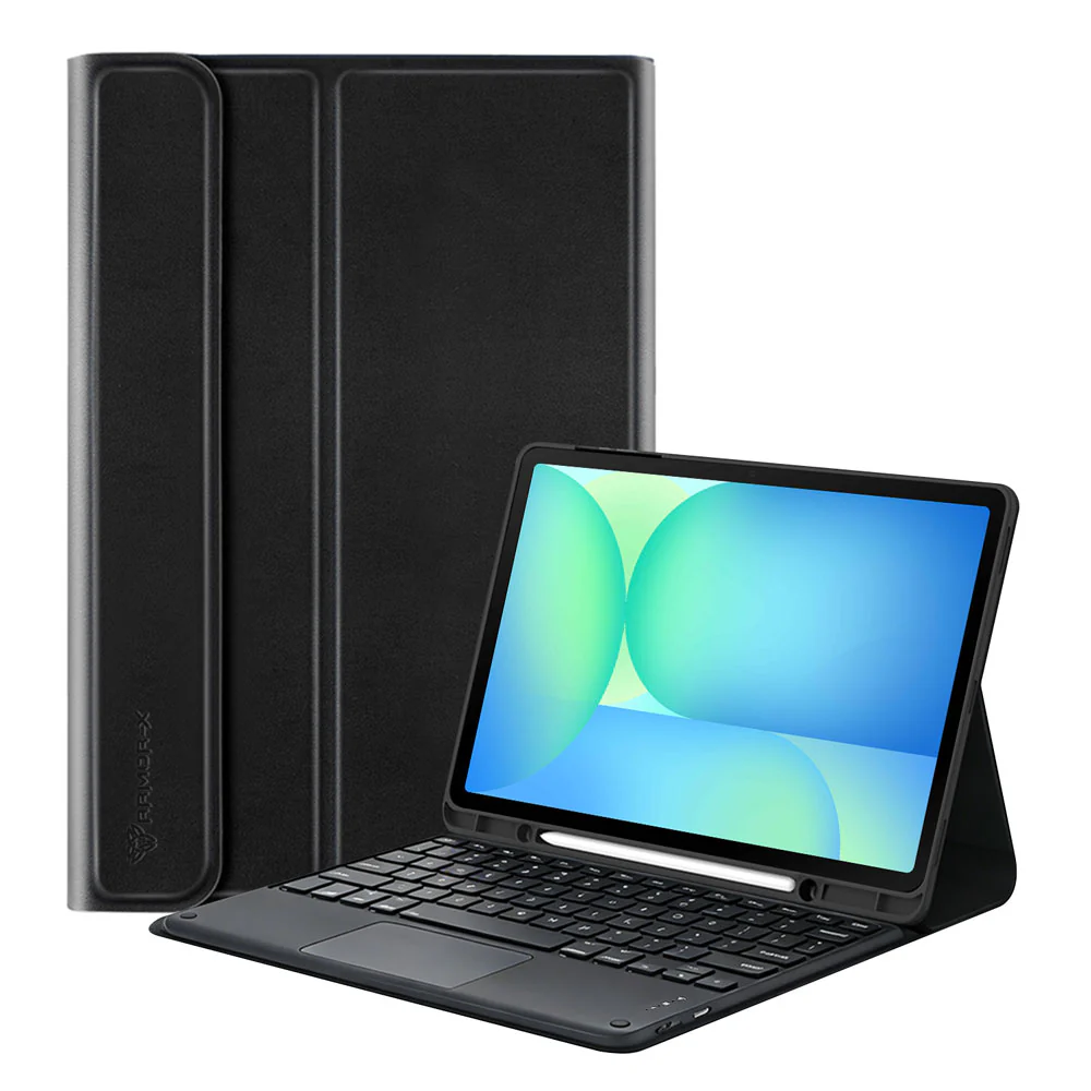 HKV-SS-X710 | Samsung Galaxy Tab S10 FE SM-X520 X526 X528 / S10 Lite SM-X400 X406 | Detachable Keyboard Case with PU leather Folio Cover - Image 8