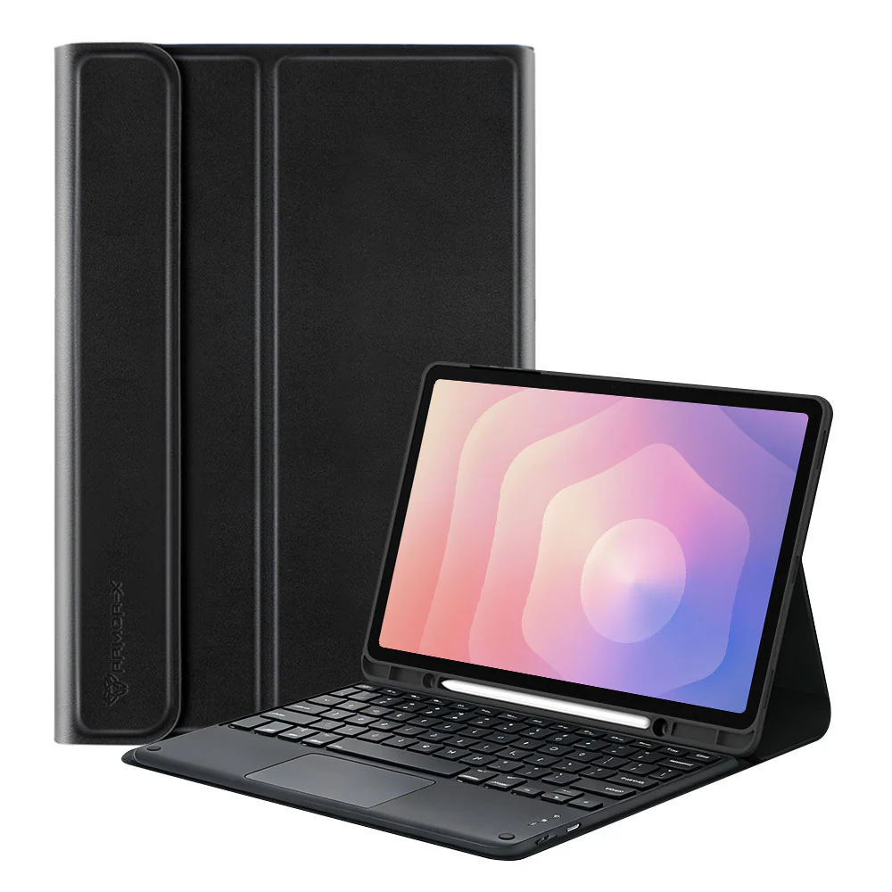 HKV-SS-X730 | Samsung Galaxy Tab S11 SM-X730 / X736 / X738 | Detachable Keyboard Case with PU leather Folio Cover - Image 7