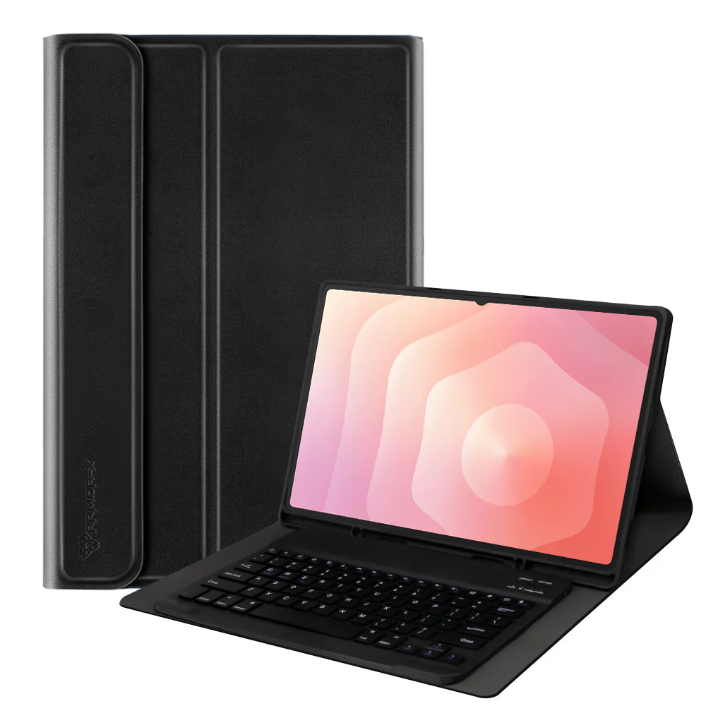HKV-SS-X930 | Samsung Galaxy Tab S11 Ultra SM-X930 / X936 | Detachable Keyboard Case with PU leather Folio Cover