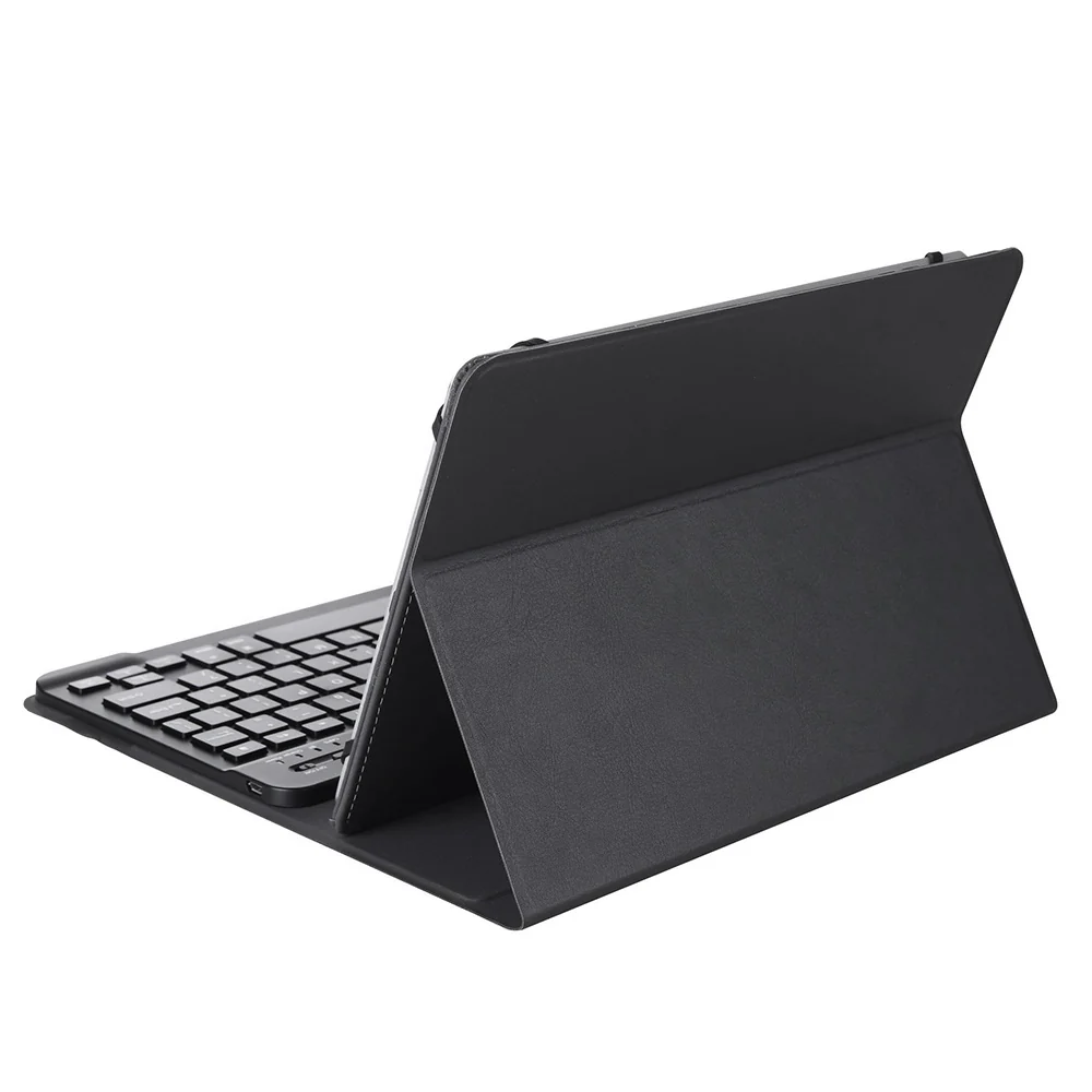 HKV-TCL-10MAX | T-Mobile REVVL Tab 5G | Detachable Keyboard Case with PU leather Folio Cover - Image 5
