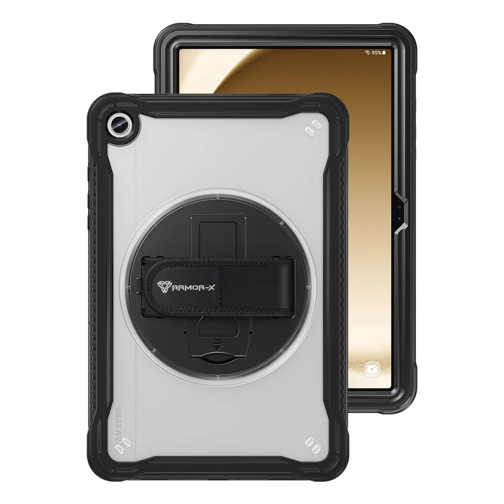 HLN-SS-X230 | Samsung Galaxy Tab A11+ A11 Plus ( 11" ) SM-X230 / SM-X235 / SM-X236 / SM-X238 | 2 Layers Protective Rugged Case with Hand Strap and Kick-stand - Image 11