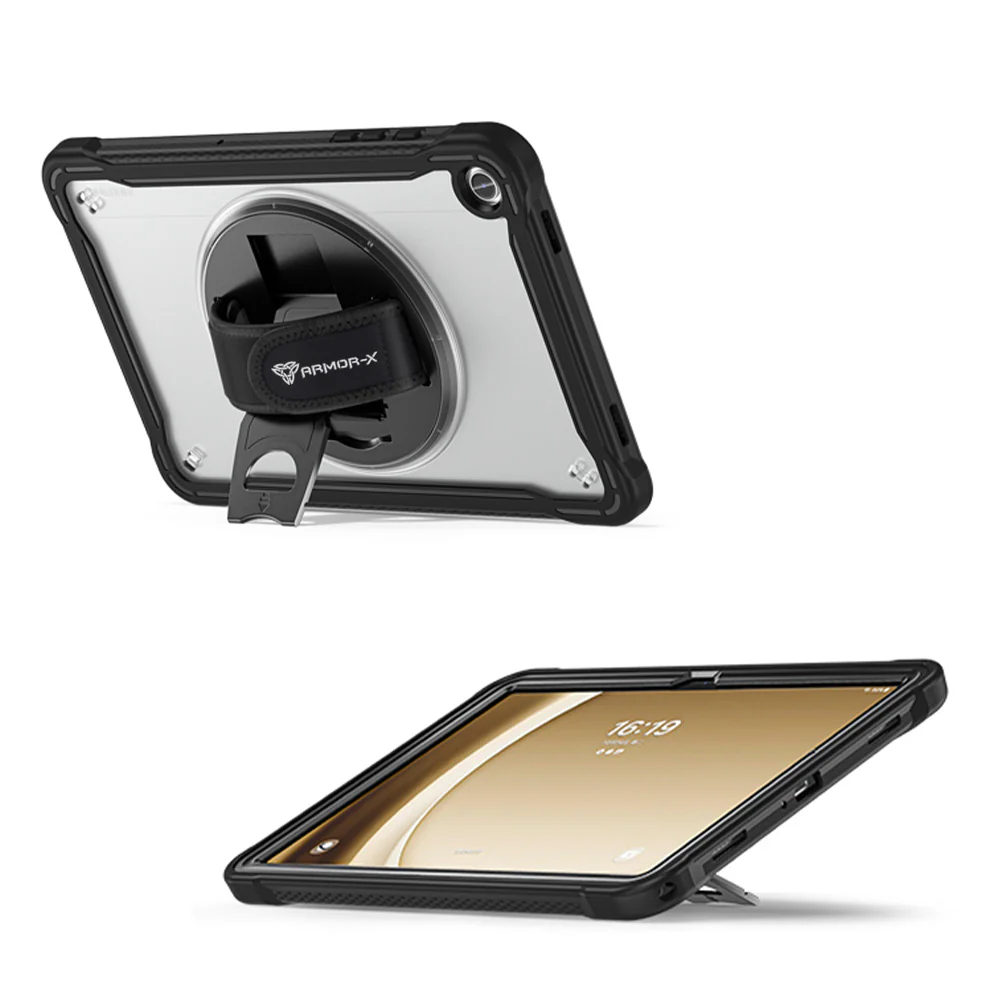 HLN-SS-X230 | Samsung Galaxy Tab A11+ A11 Plus ( 11" ) SM-X230 / SM-X235 / SM-X236 / SM-X238 | 2 Layers Protective Rugged Case with Hand Strap and Kick-stand - Image 9