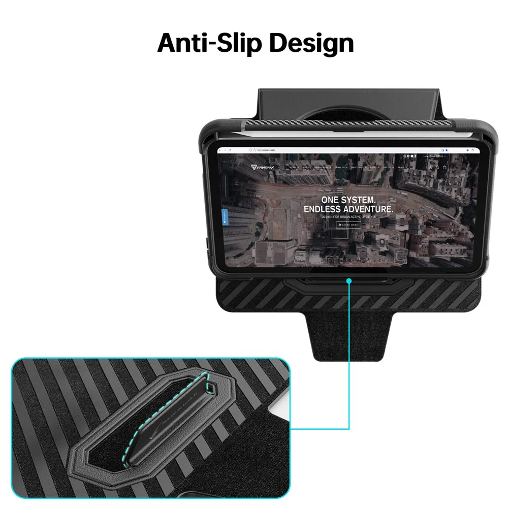 HMC-iPad-M6 | iPad mini 6 | Detachable 360 Degree Rotating Smart Folio Case & PU Leather Cover - Image 4
