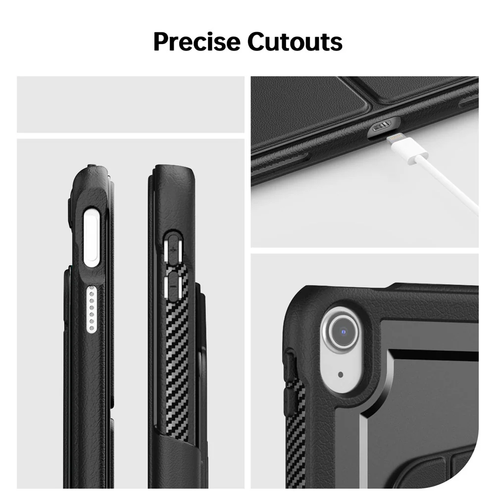 HMC-iPad-N5 | iPad 11-Inch (11th Gen / A16) / iPad 10.9 (10th Gen.) | Detachable 360 Degree Rotating Smart Folio Case & PU Leather Cover - Image 5