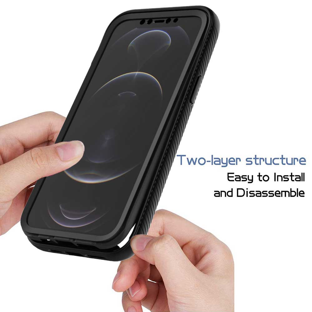 HN-IPH-12PMX | iPhone 12 Pro Max Case | Protection Military Grade Shockproof Drop Proof Cover - Image 3