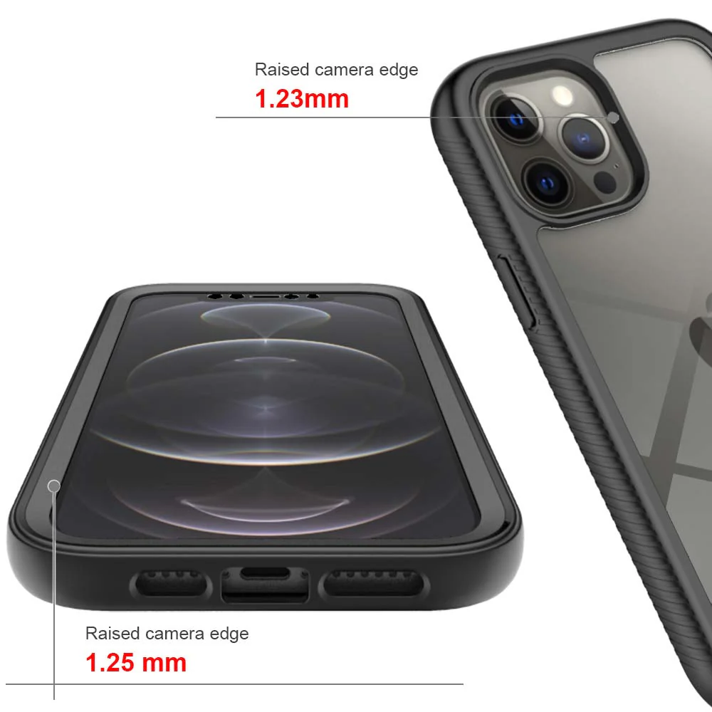 HN-IPH-12PMX | iPhone 12 Pro Max Case | Protection Military Grade Shockproof Drop Proof Cover - Image 4