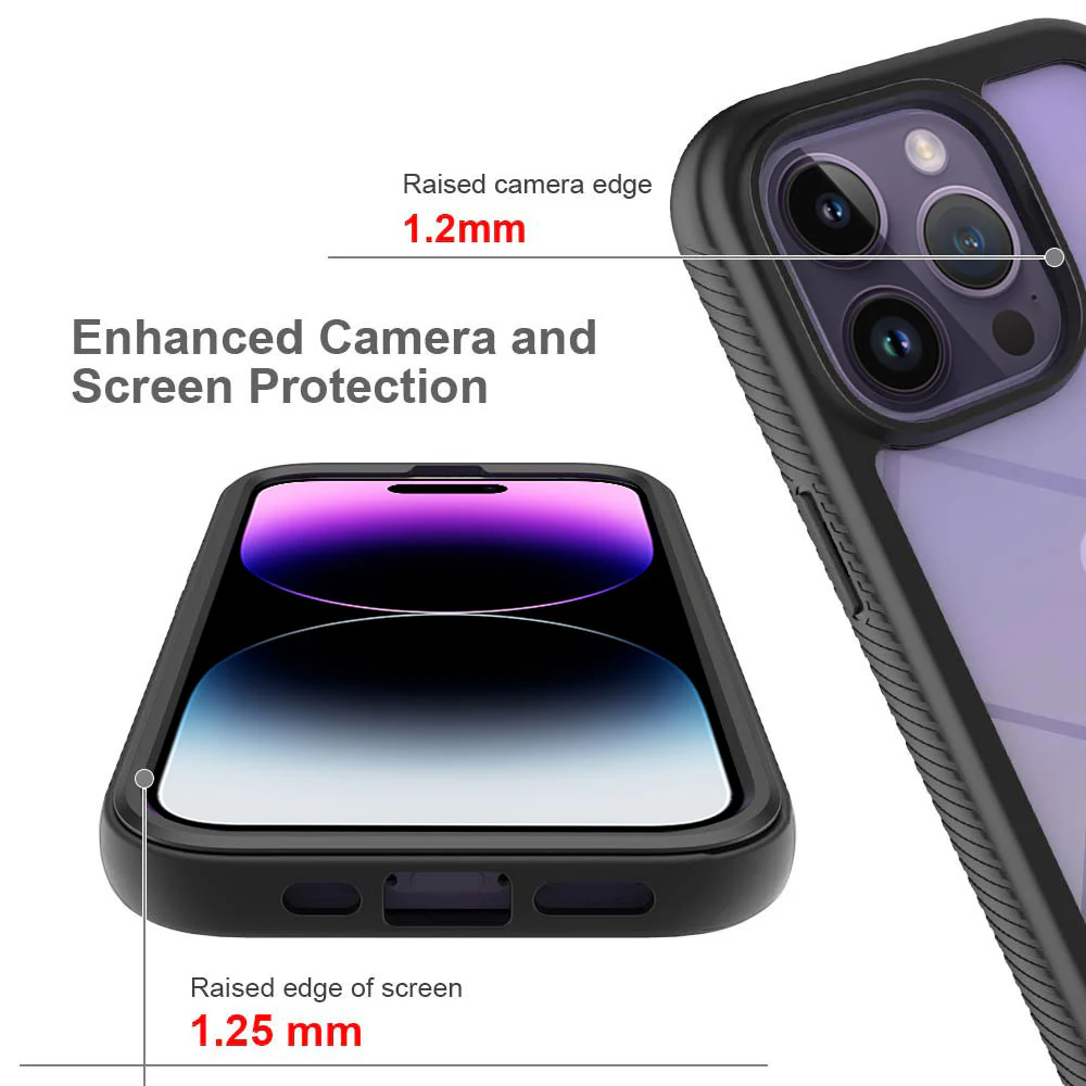 HN-IPH-14PMX | iPhone 14 Pro Max Case | Protection Military Grade Shockproof Drop Proof Cover - Image 3