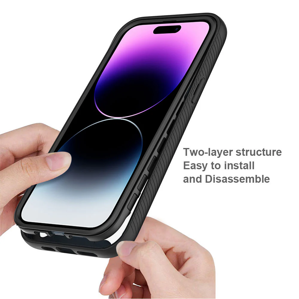 HN-IPH-14PMX | iPhone 14 Pro Max Case | Protection Military Grade Shockproof Drop Proof Cover - Image 4