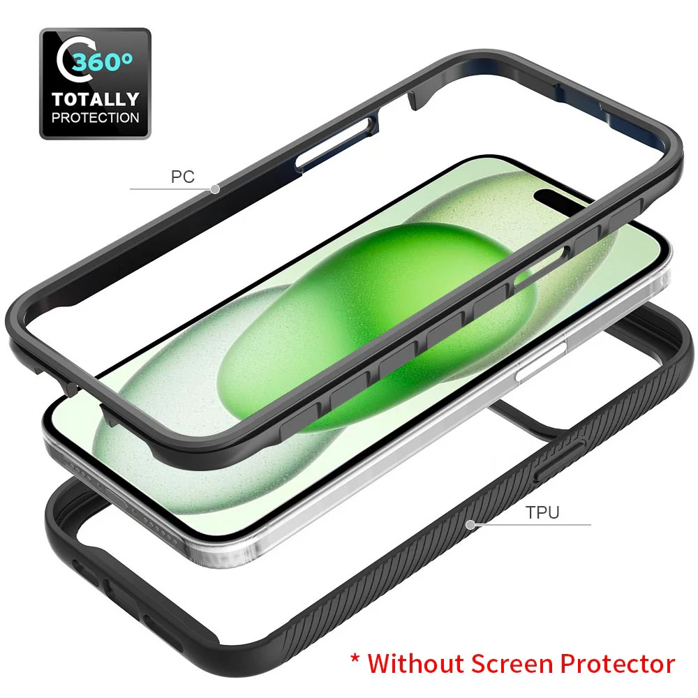 HN-IPH-15PL | iPhone 15 Plus Case | Protection Military Grade Shockproof Drop Proof Cover - Image 5