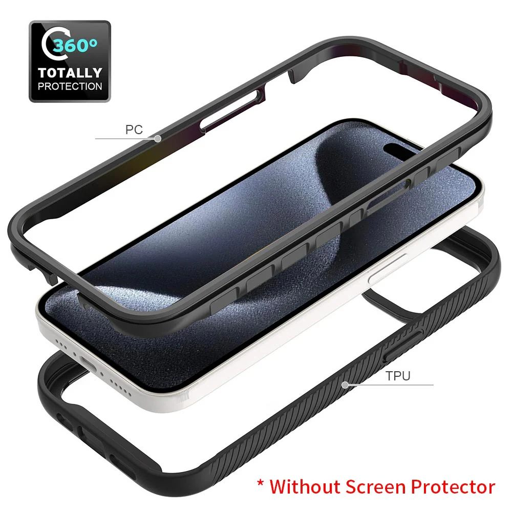 HN-IPH-15PRO | iPhone 15 Pro Case | Protection Military Grade Shockproof Drop Proof Cover - Image 5