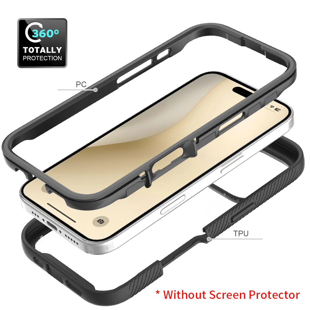 HN-IPH-16PRO | iPhone 16 Pro Case | Protection Military Grade Shockproof Drop Proof Cover - Image 5
