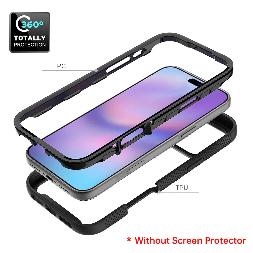 HN-IPH-17PMX | iPhone 17 Pro Max Case | Protection Military Grade Shockproof Drop Proof Cover - Image 2